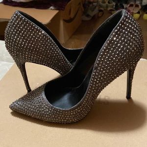 Steve Madden rhinestone pumps